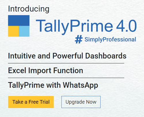 TallyPrime, The Best Your Business Can Get!